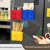 Magnetic Wall-Mounted Kitchen Straw and Cling Film Storage Box