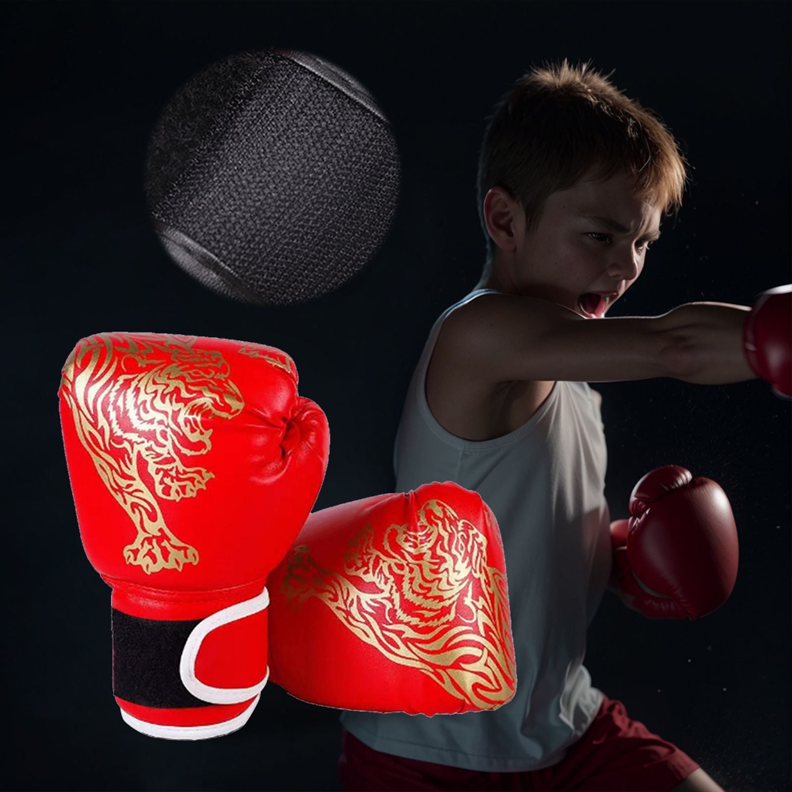 Breathable Boxing Gloves for Kickboxing and Training