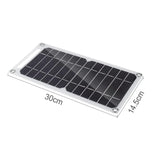 35W Portable Solar Panel with USB Charger for Outdoor Use