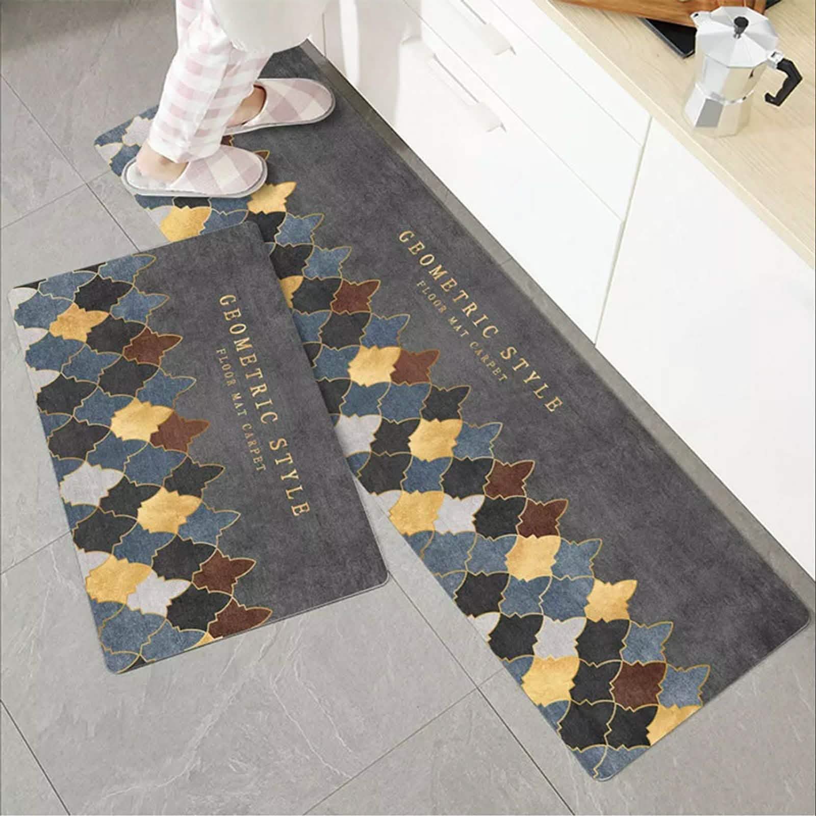 Nordic Style Kitchen Mat - Simple Modern Decor