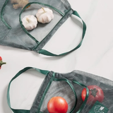 Reusable Hanging Mesh Storage Bags for Fruits and Vegetables