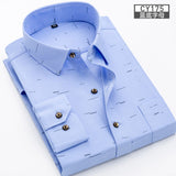 Men's Thin Long-Sleeve Printed Casual Shirt