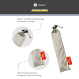 2-in-1 Titanium Spoon and Fork - Lightweight Portable Tool