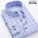 Men's Thin Long-Sleeve Printed Casual Shirt