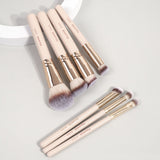 7pcs Makeup Brush Set for Foundation, Powder, and Blending
