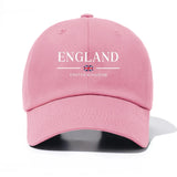 England Print Baseball Cap for Adults - Minimalist Retro Style