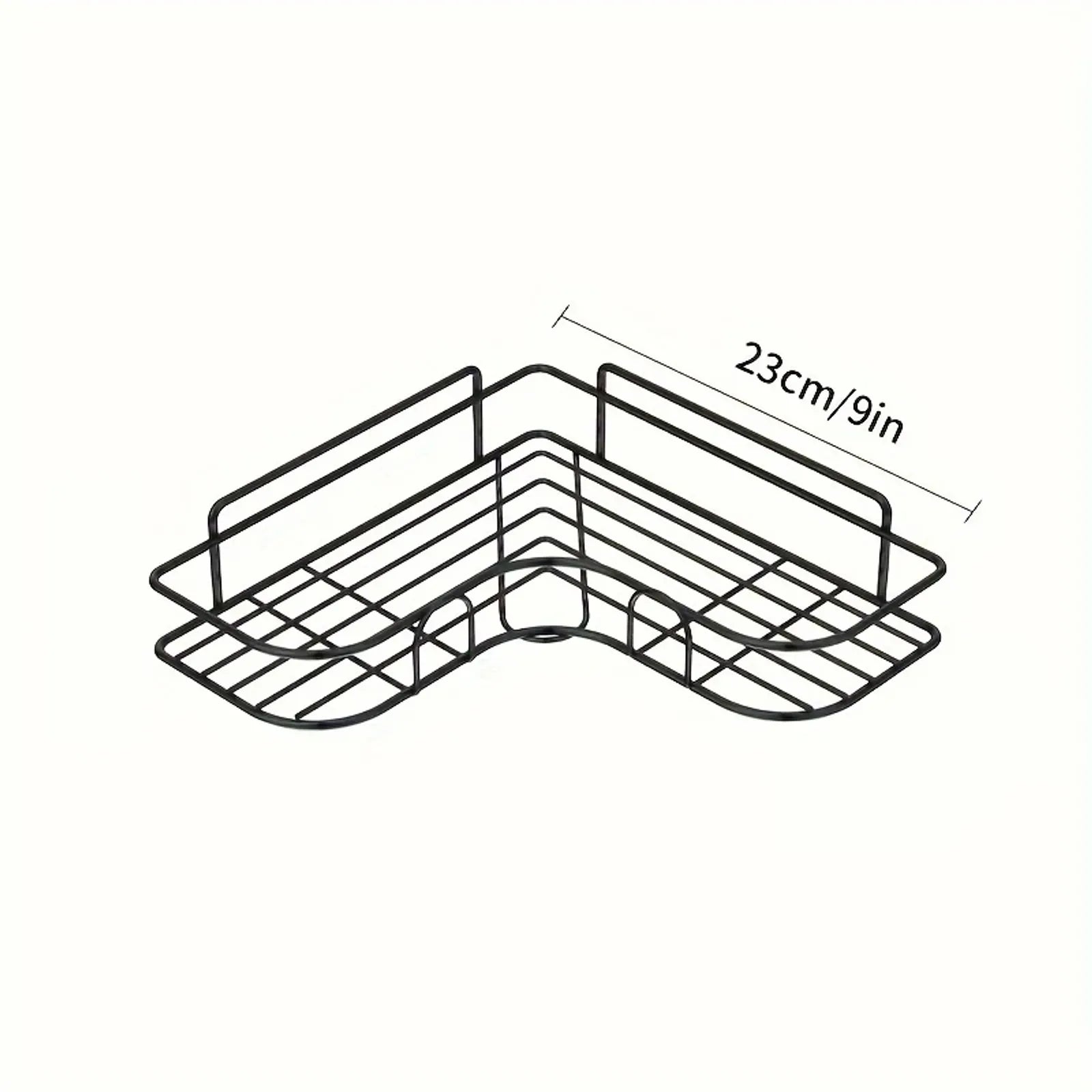 Rustproof Stainless Steel Corner Shower Rack