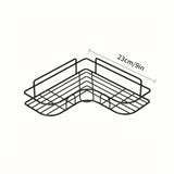 Rustproof Stainless Steel Corner Shower Rack