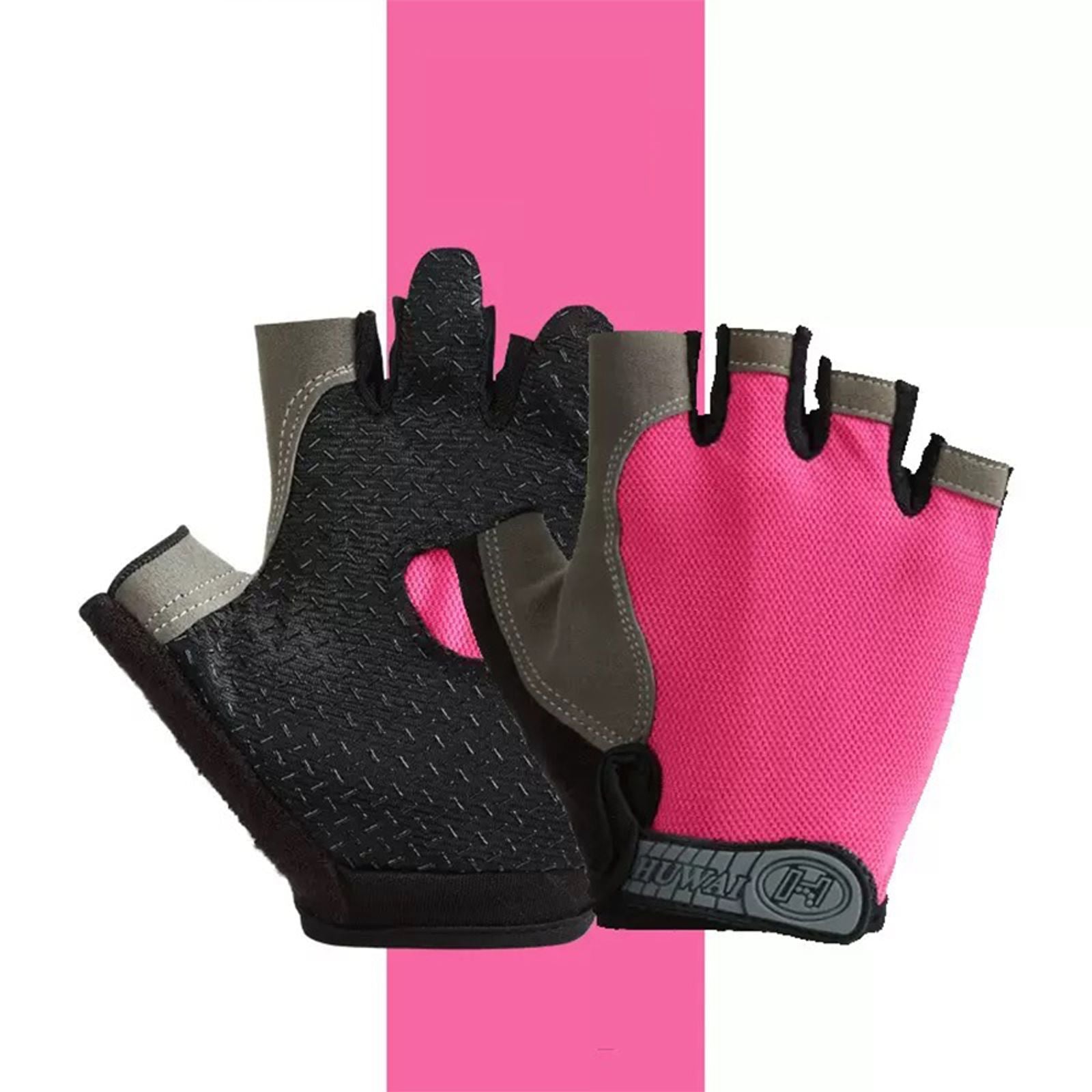 Adult Half-Finger Fitness Gloves for Outdoor Activities