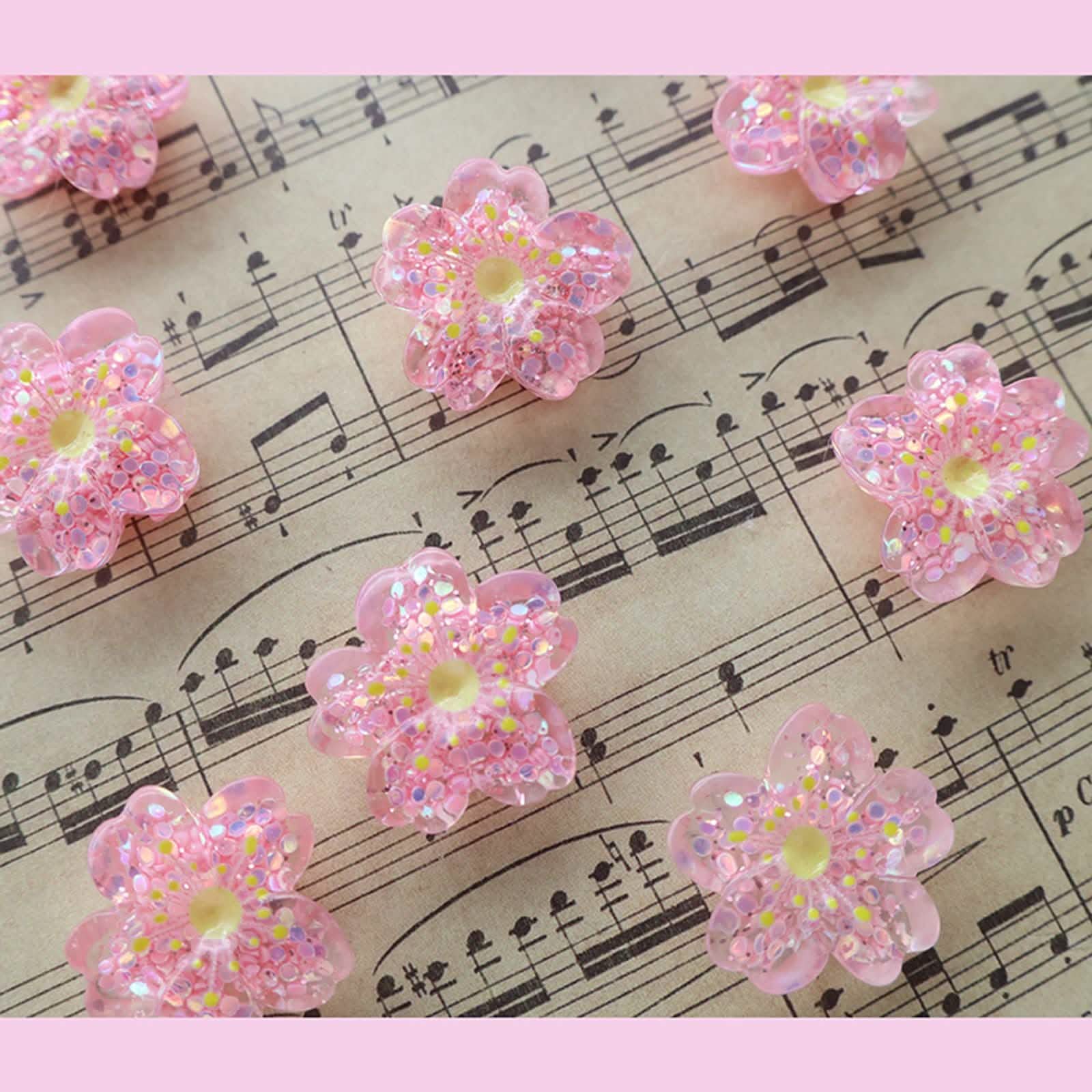 10pcs Pink Blossom Sakura Refrigerator Magnets