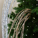 90CM Glitter Sequins and Tassels for Christmas Arrangements