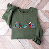 Christmas Pigeon Sweatshirt - Funny Bird Lover Gift