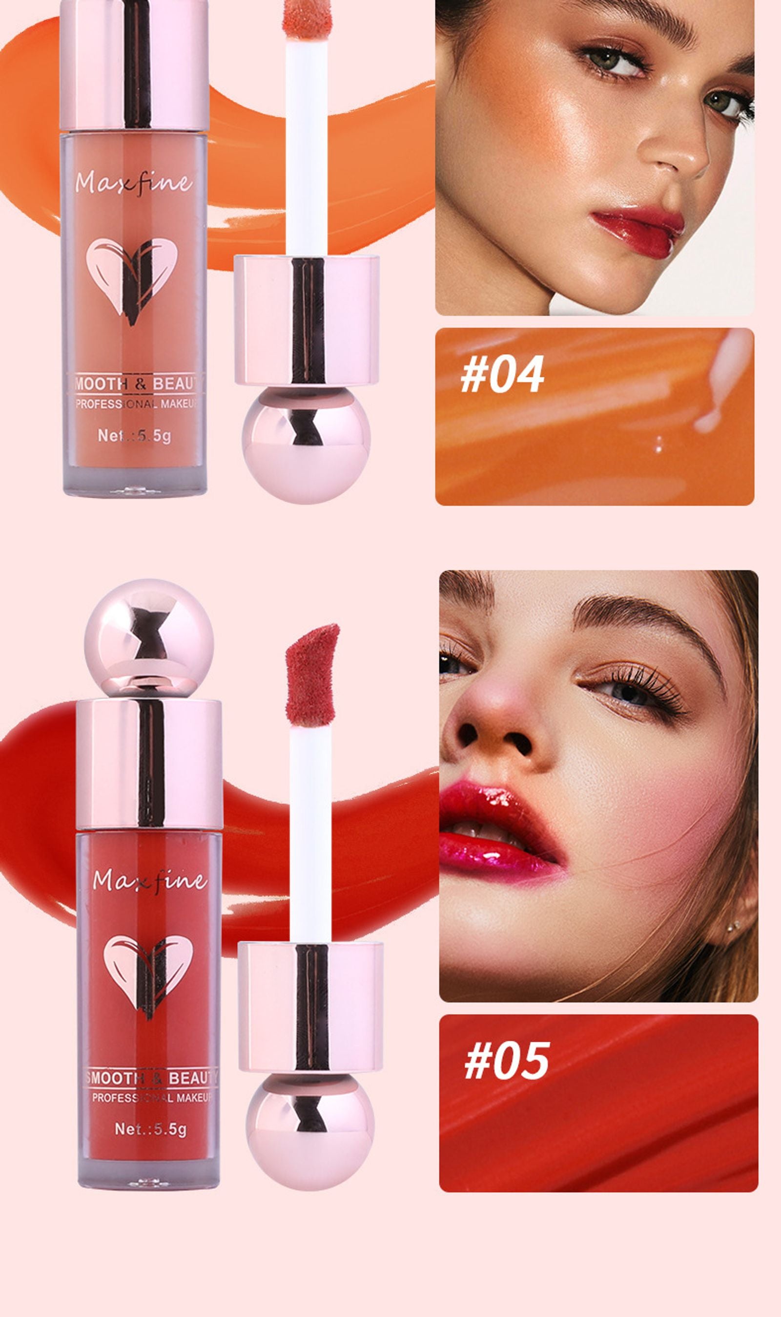 Matte Liquid Blush - Highly Pigmented & Long Lasting