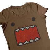 Women's Y2K Retro Rhinestone Round Neck T-Shirt