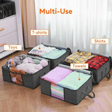Foldable Large Capacity Storage Bags for Clothes and Blankets