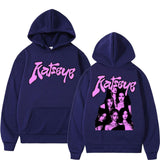 Kpop Katseye Graphic Hoodie - Oversized Korean Streetwear