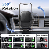 Universal Car Air Vent Phone Holder Mount - 360 Rotation