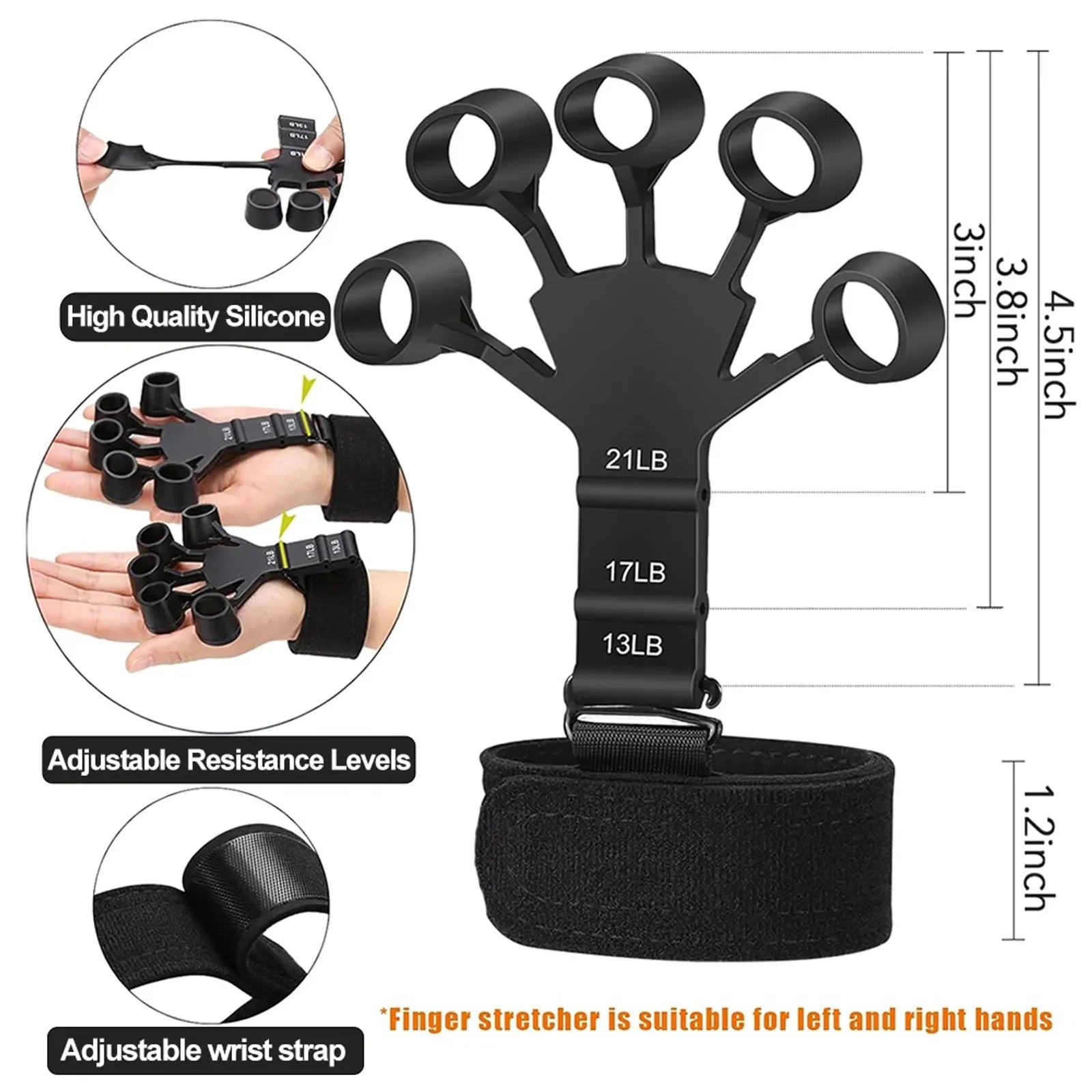 Adjustable Finger and Forearm Strengthening Kit