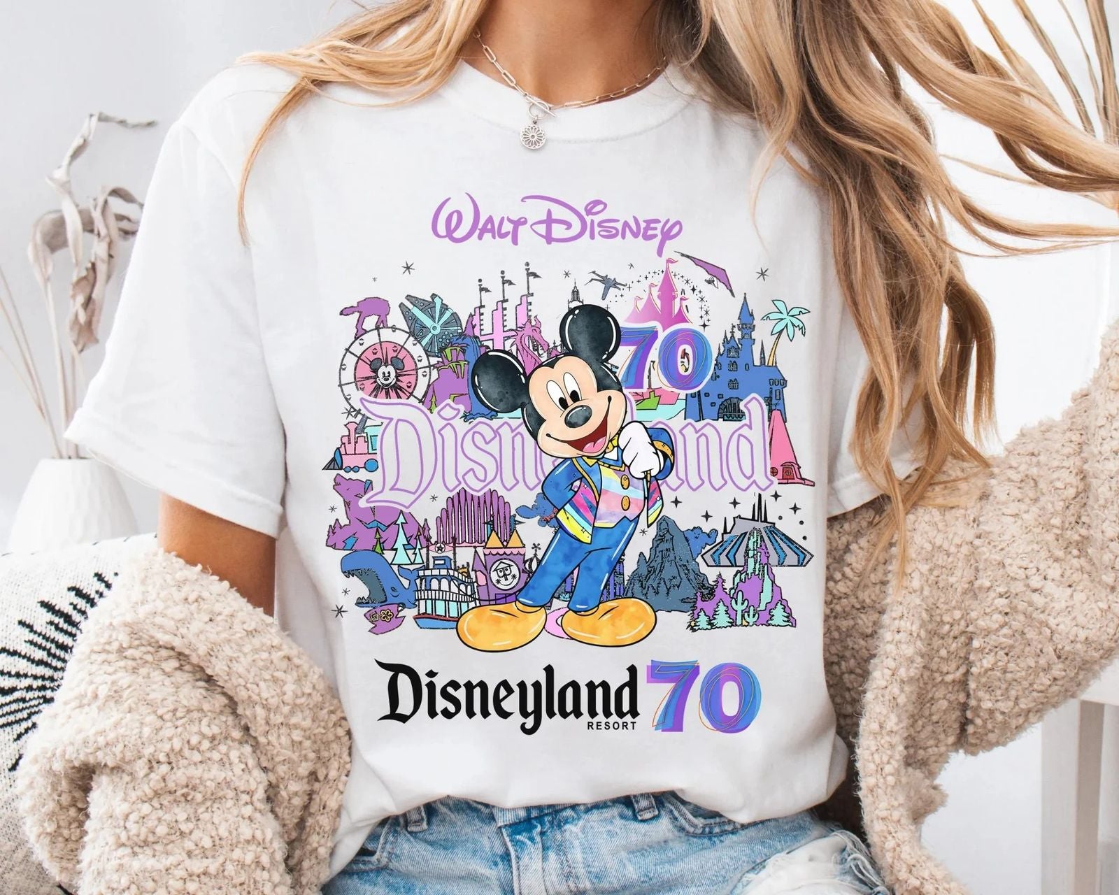 2026 Disneyland 70th Anniversary Mickey and Friends Shirt