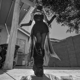 High-Waisted Irregular Skirt for Women - Gothic Style