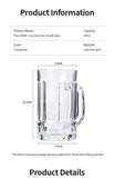 Clear Thickened Glass Beer Mug – Heavy Duty Drinking Cup