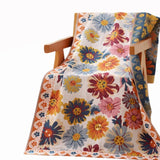 Pure Cotton Floral Towel Blanket