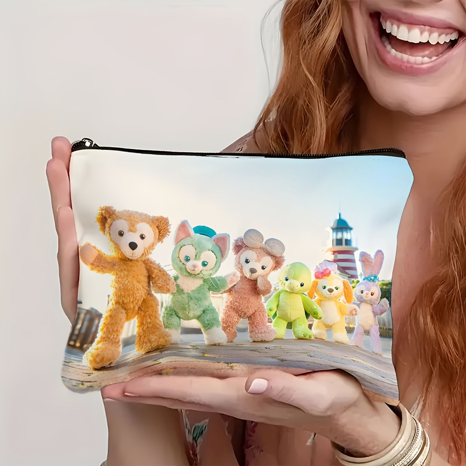 Disney Duffy Stellalou Cosmetic Bag - Cute & Versatile Zipper Organizer