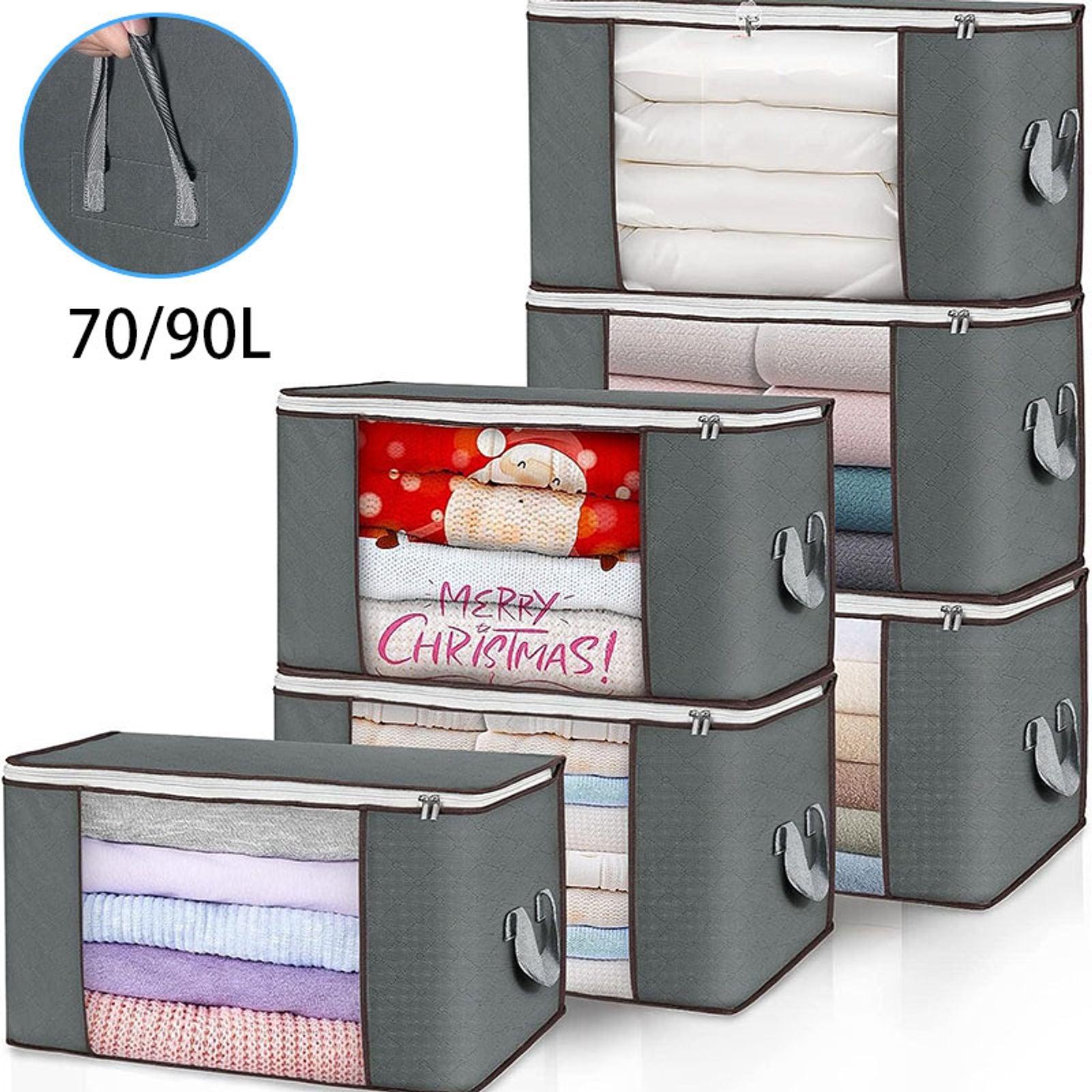 Large Capacity Foldable Clothes Storage Bag for Organizing