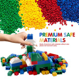 1000 Pieces Creative Building Blocks Set with Base Plate