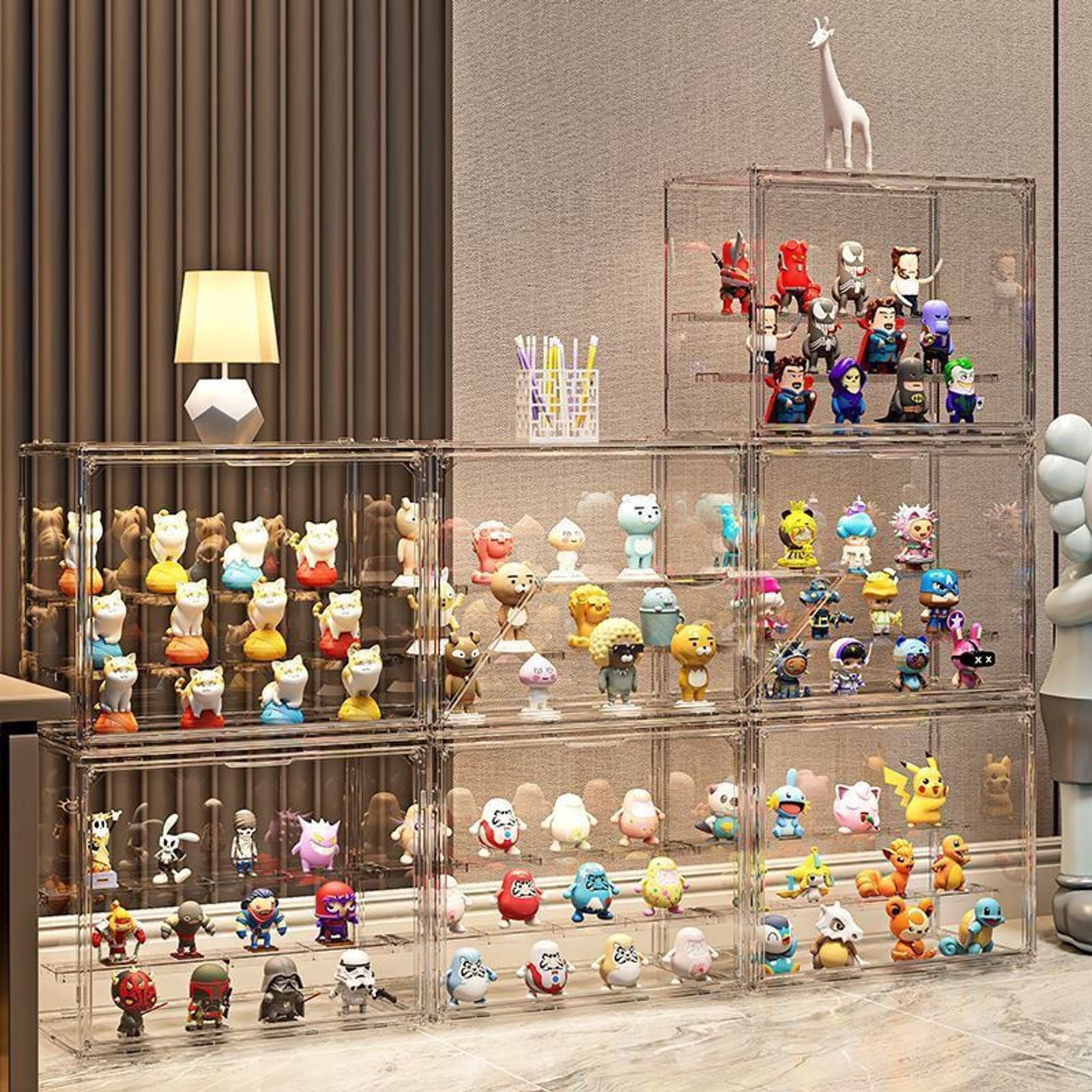 Three Layer Acrylic Display Rack for Dolls and Models