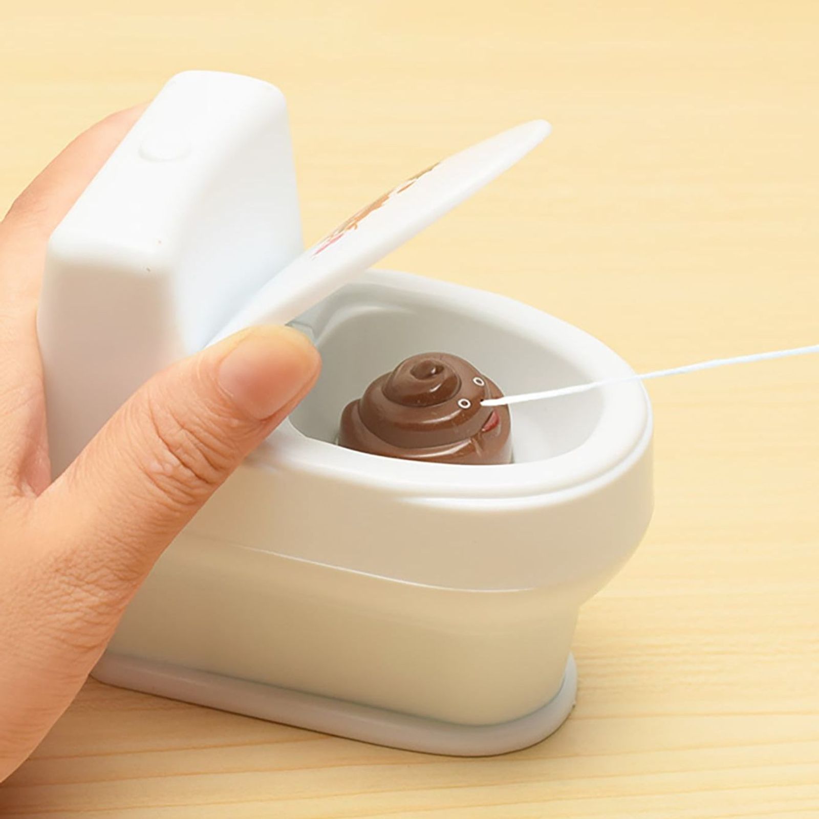 Funny Poop Spray Prank Toy - Mini Toilet Spray Gun