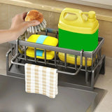 Multifunctional Sponge Rack and Kitchen Organizer