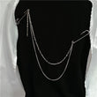 Punk Double Chain Brooch - Trendy Hip Hop Jewelry