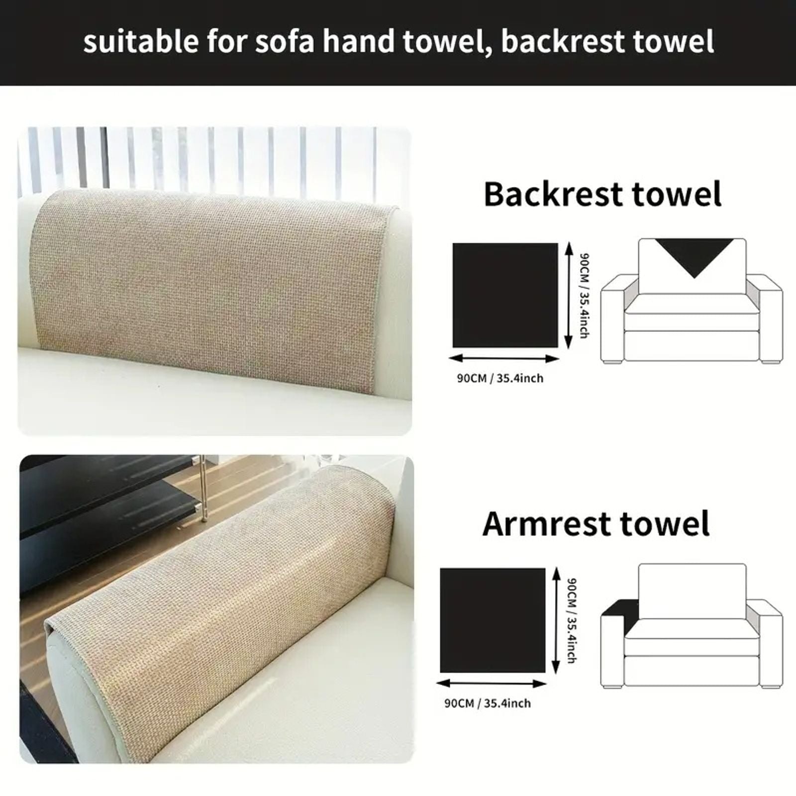 Minimalist Jacquard Anti-Slip Sofa Cover for All Seasons