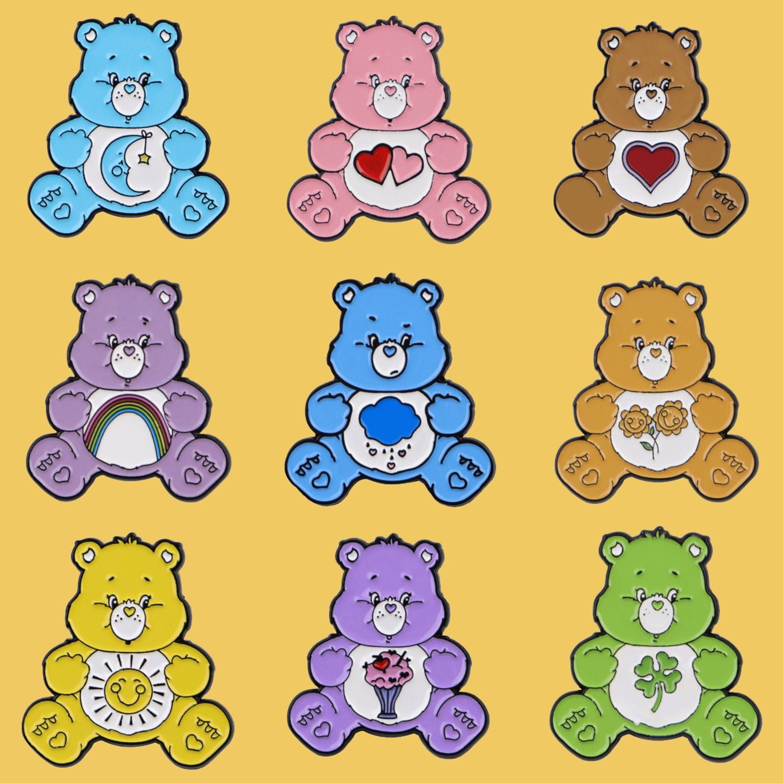 Cute Enamel Cartoon Brooches for Bags and Clothing