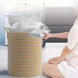 Foldable Minimalist Striped Laundry Basket