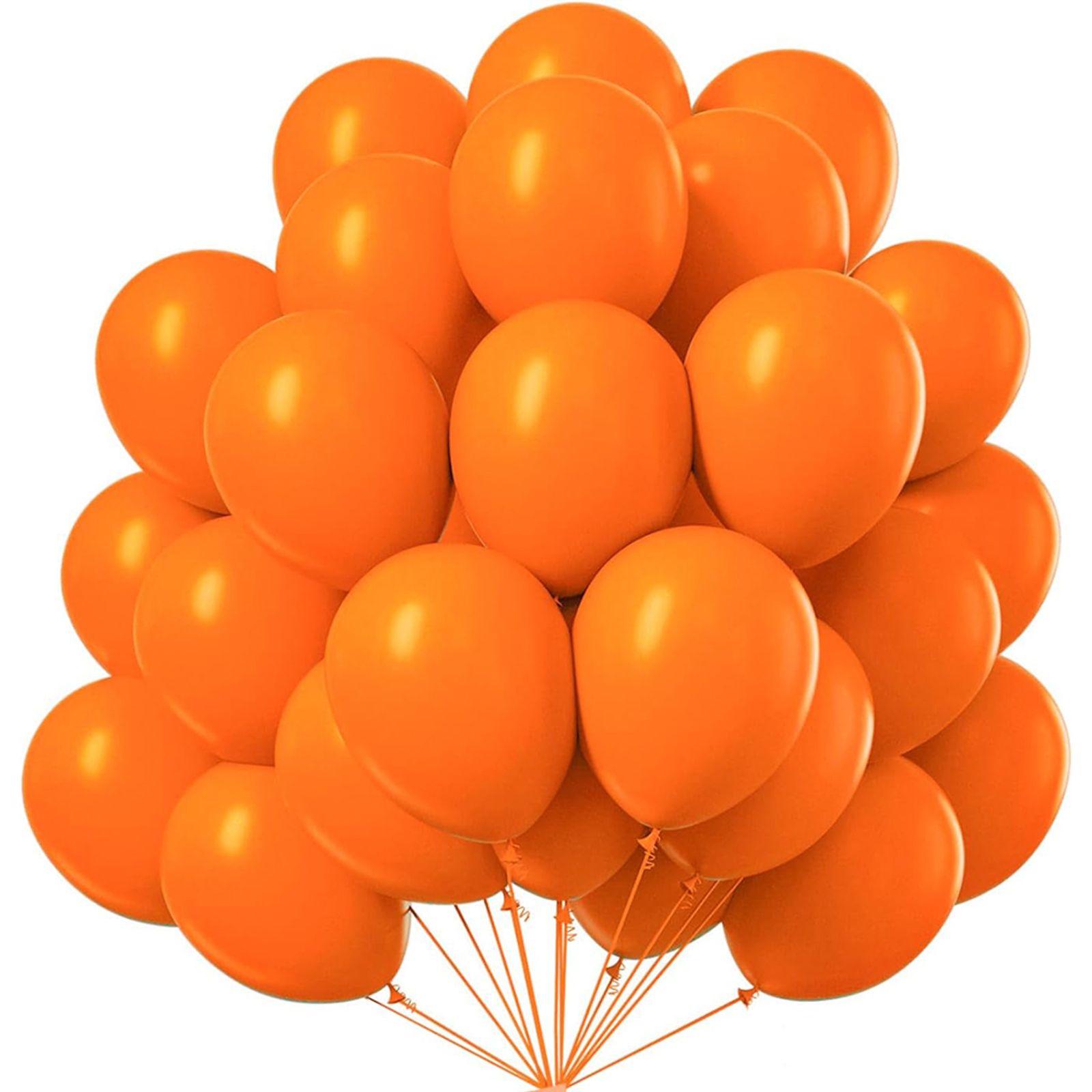 10/12 Inch Orange Latex Balloons for Celebrations