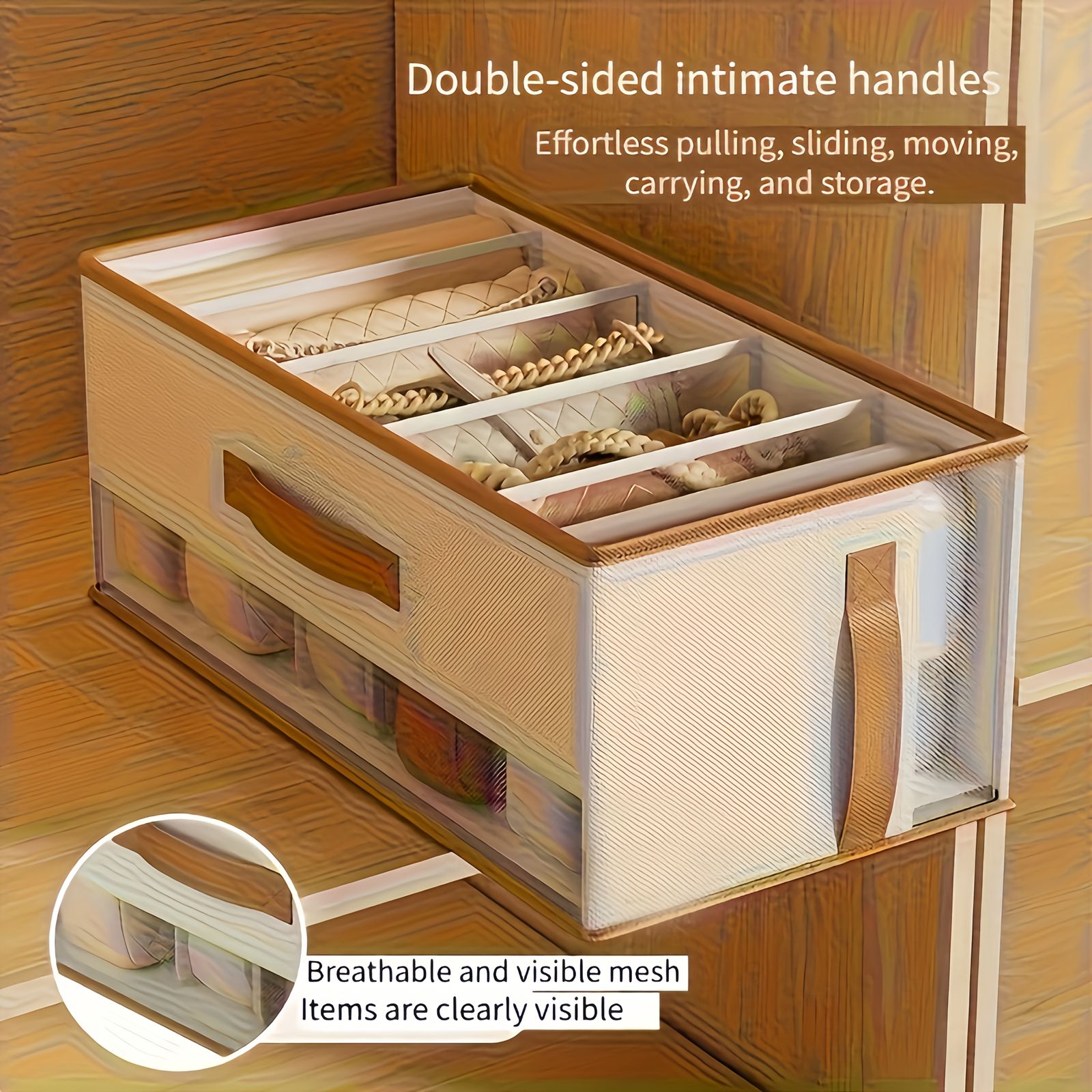 Packable Storage Boxes with Pull-Out Drawers
