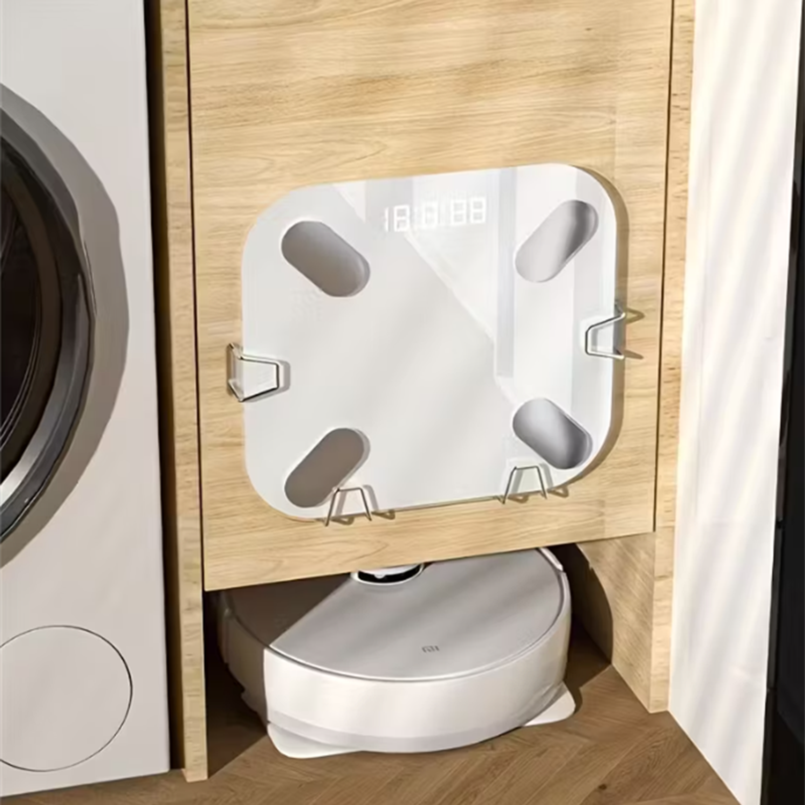 Adjustable Stainless Steel Weight Scale Storage Rack