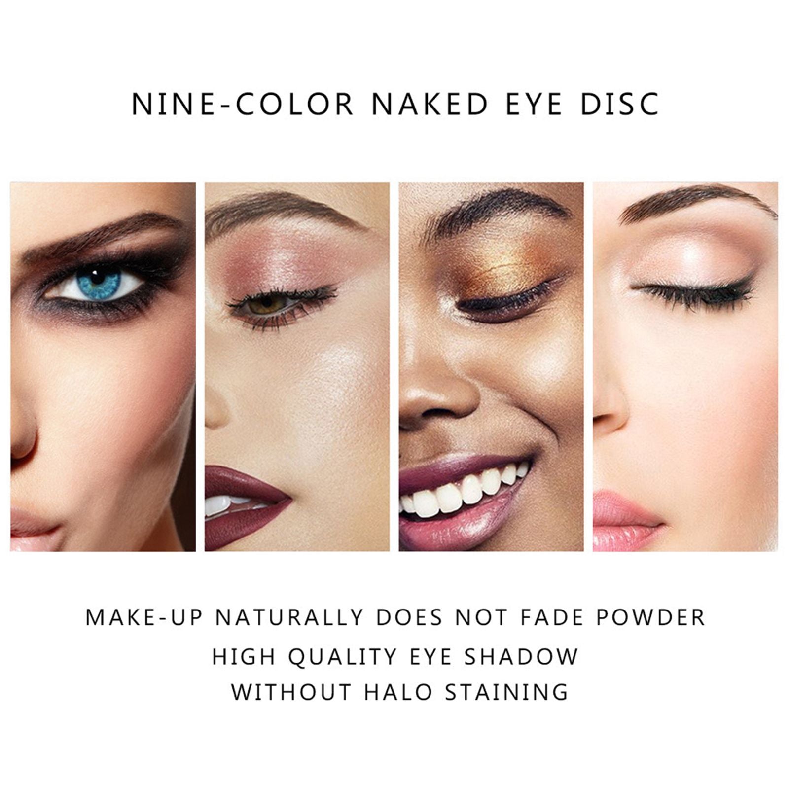 9-Color Matte & Shimmer Eyeshadow Palette - Soft Milk Tea Tones