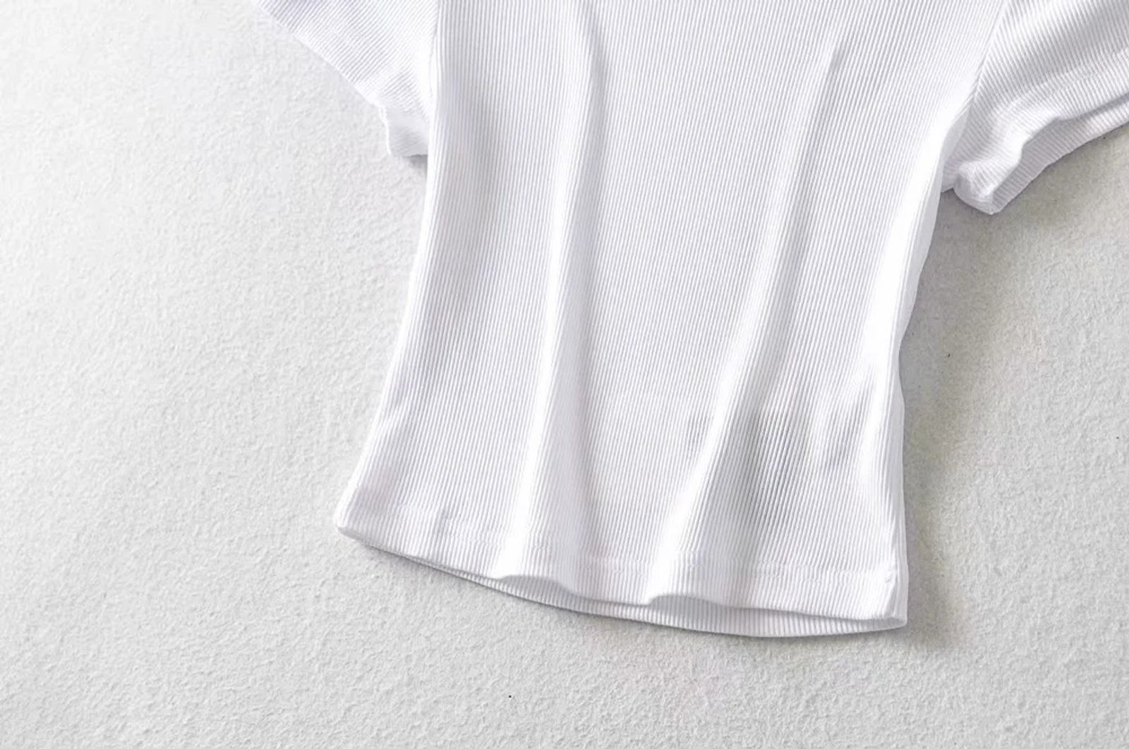 Summer Sexy Women’s O-neck Short Sleeve Crop Top