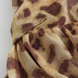 Leopard Print Mesh Sleeveless Bodysuit for Women