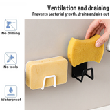 Self-Adhesive Kitchen Sink Sponge Holder - Drying Rack