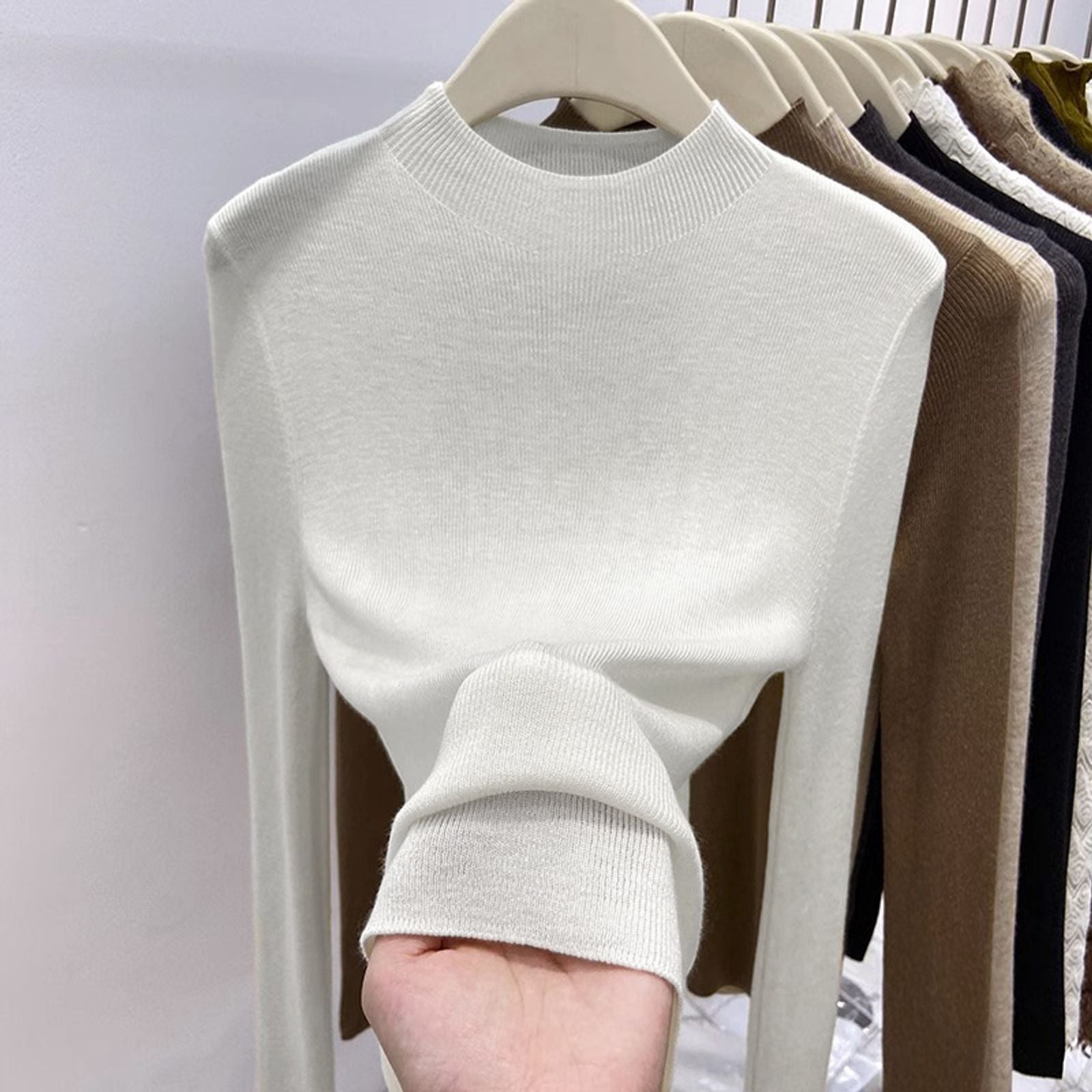 Women's Warm Turtleneck Sweater - Autumn Winter Pullover