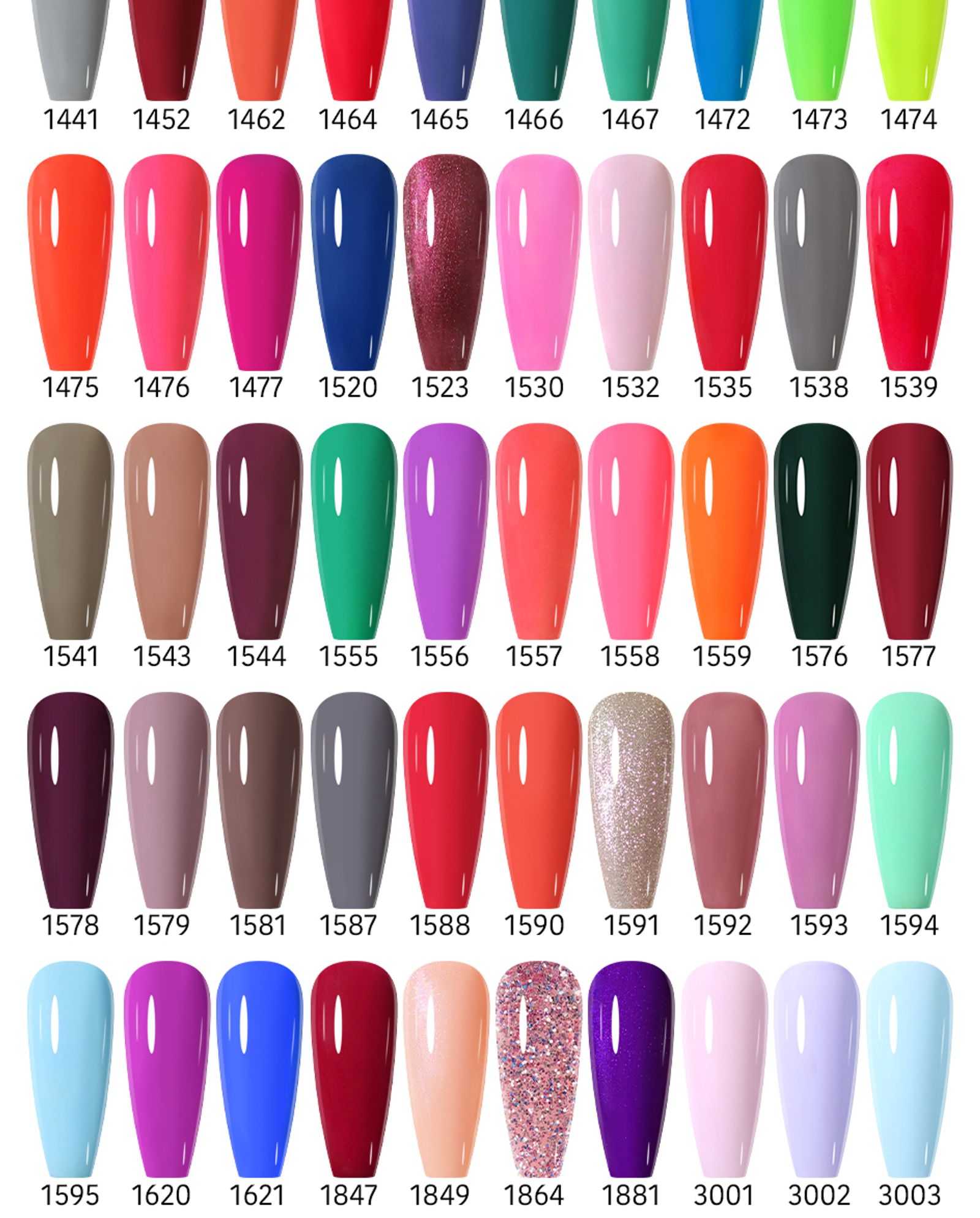 Hema TPO Free Nail Gel Polish 8ml for Nail Art