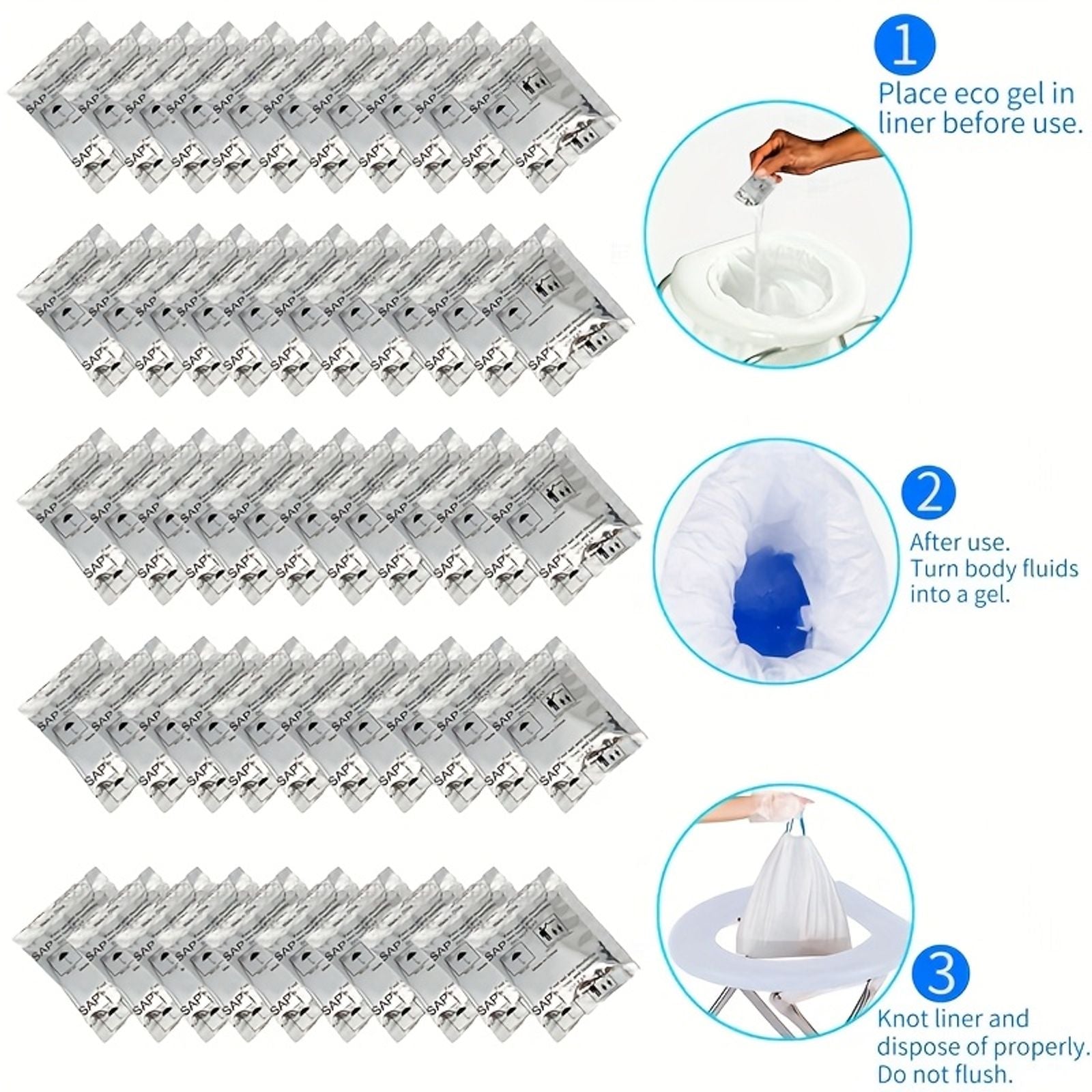 10/20pcs Outdoor Camping Toilet Urine Deodorizer