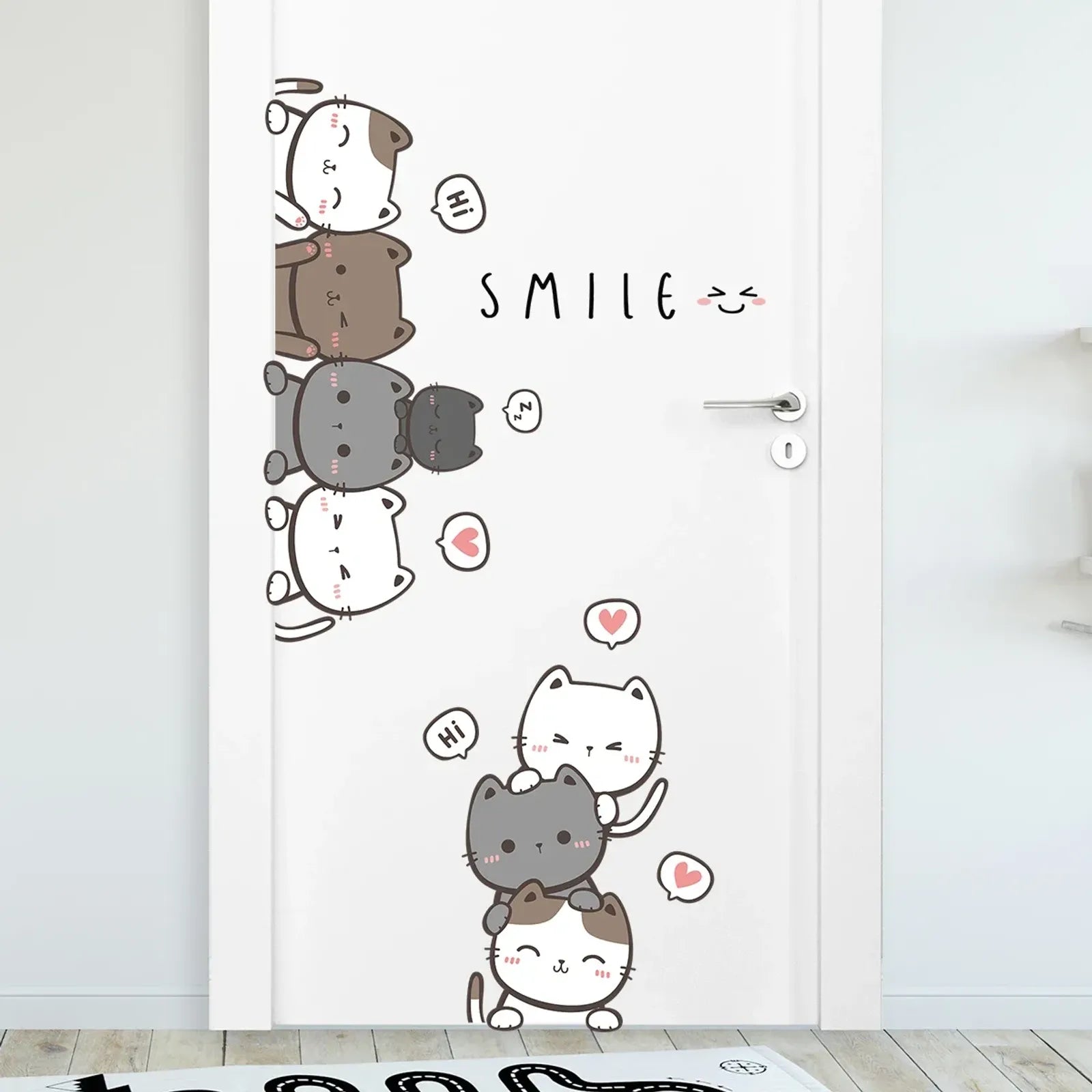 Cute Cat Wall Stickers for Home Decor