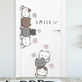 Cute Cat Wall Stickers for Home Decor
