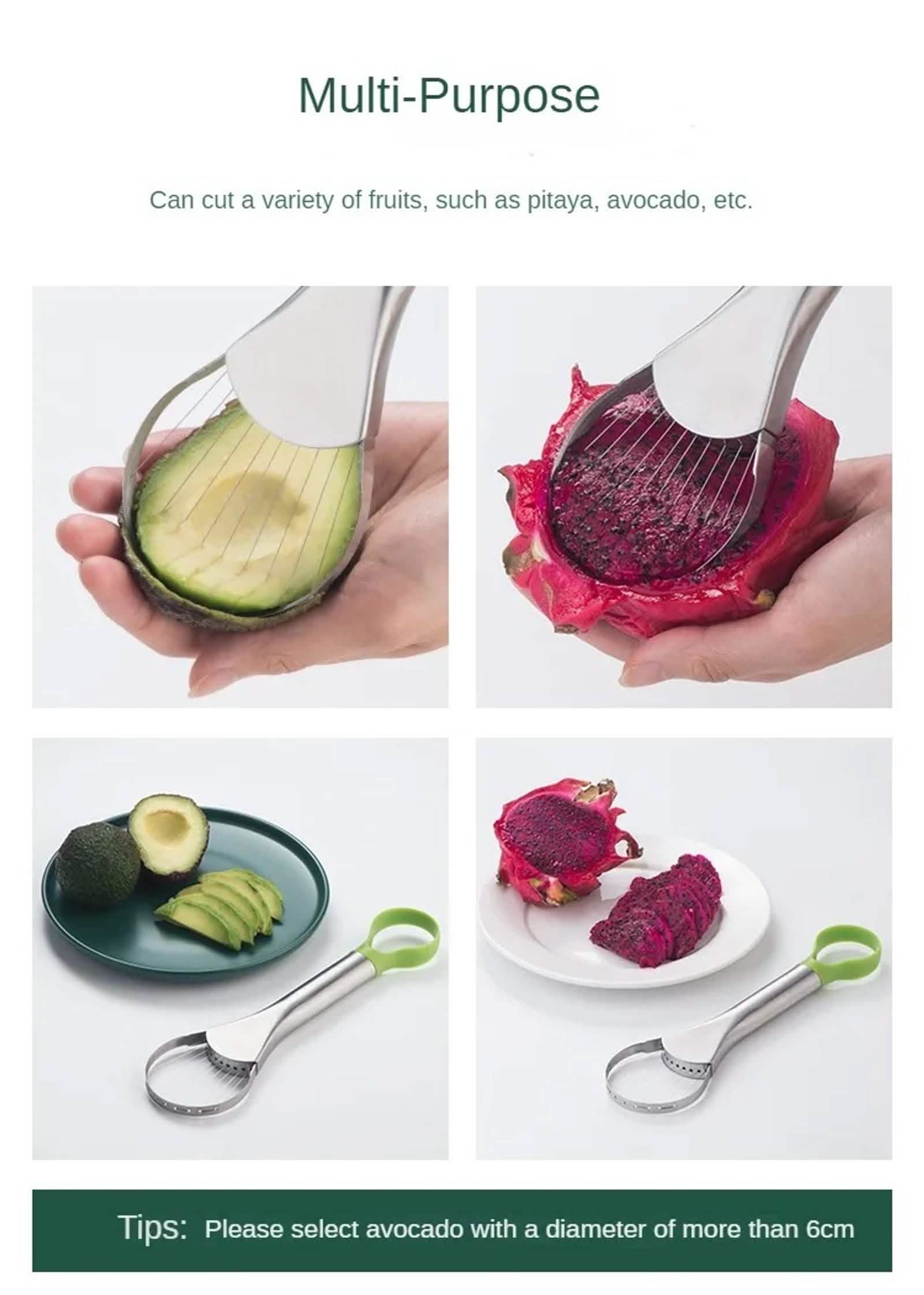 Avocado Knife and Cutter for Kitchen