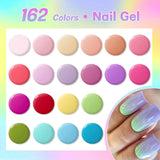 10ml Semi-Permanent Gel Nail Polish - 162 Colors